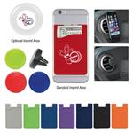 EH251 Magnetic Auto Air Vent Magnetic Phone Wallet With Custom Imprint